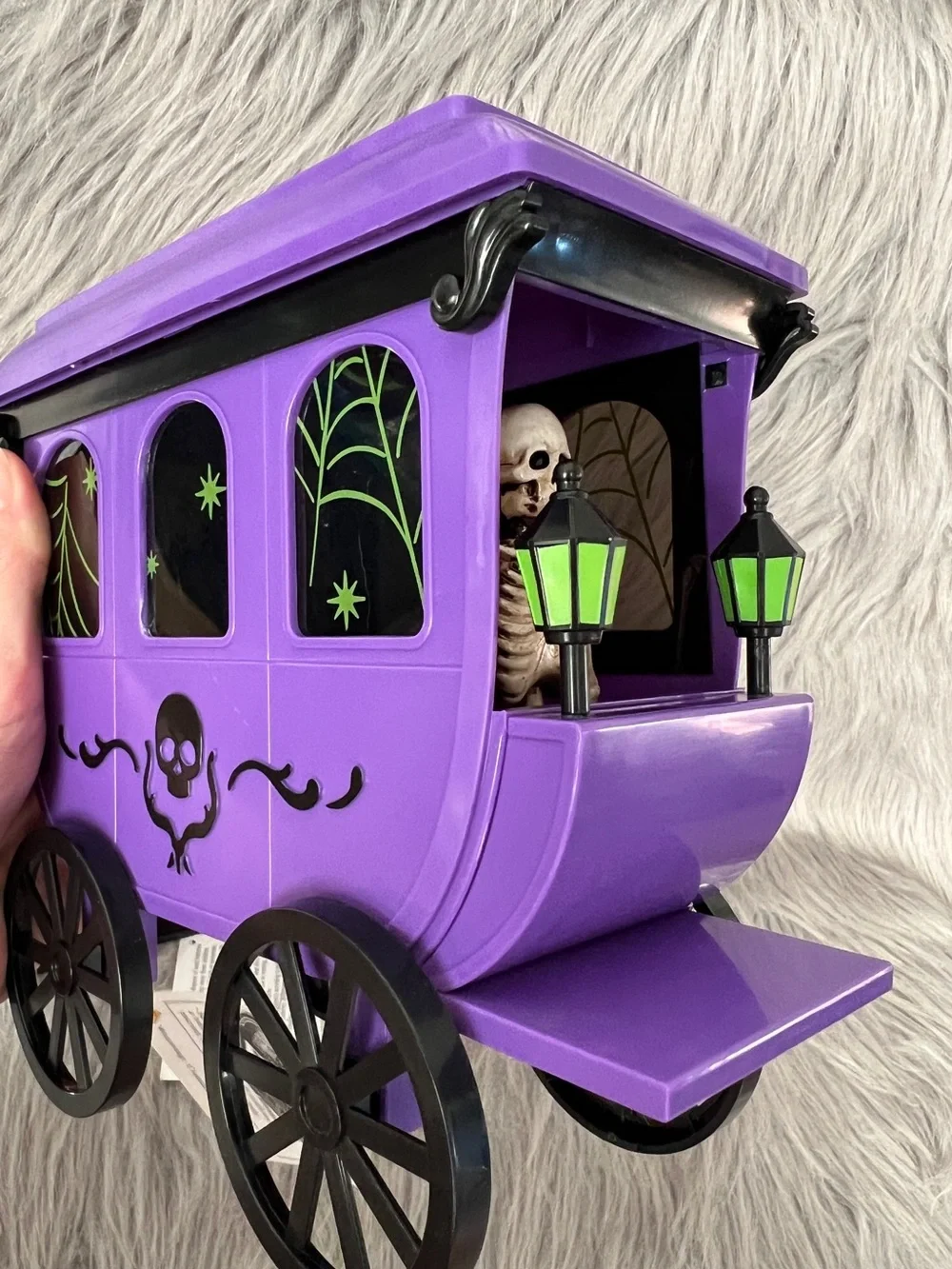 Target Halloween Haunted House and Purple Ghost Carriage Toy Set NWT